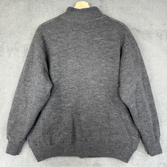 Orvis Wool Shooting Hunting Jacket Full Zip Gray Lined Windstopper Outdoor Large - Picture 11 of 15